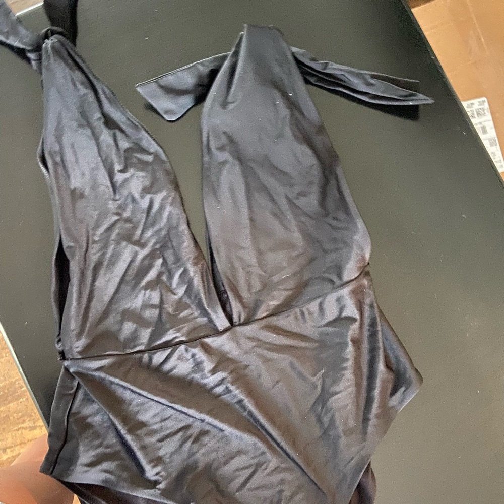 Aerie tie shoulder one piece swimsuit